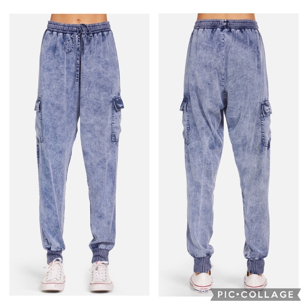 Michael Lauren Viggo Cargo Pant- Mineral Wash Size Medium